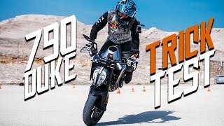 KTM DUKE 790 REVIEW part 2  RokON VLOG 62 [upl. by Elocn]