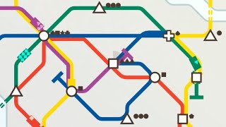 Using a Clever Strategy to Manage a Busy Train Network in Mini Metro [upl. by Eiliab]