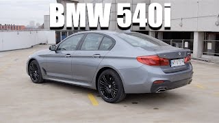 BMW 5 Series 540i G30 ENG  Test Drive and Review [upl. by Einahpet]