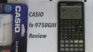 Casio fx9750GIII Review and Unboxing [upl. by Nappie]