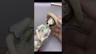 HandMmade Cute Doll With Clay Step By Step Diy ClayArt ShortsViral YoutubeShorts [upl. by Service]