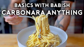 Foolproof Carbonara  Basics with Babish [upl. by Bortman]