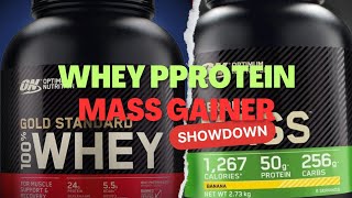 Whey Protein vs Mass Gainer💪 Understanding the Differences and Benefits [upl. by Eenrahc828]