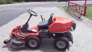 Husqvarna Rider 155 Articulated Lawn Mower with 155 HP Kohler Command Engine [upl. by Egag939]