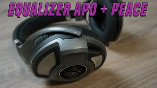 Improve the sound of your headphones  Equalizer APO  Peace Tutorial [upl. by Ylicic]