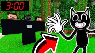 COMMENT FAIRE SPAWN CARTOON CAT À 3H00 DU MATIN MINECRAFT  😱 [upl. by Kcirrej]