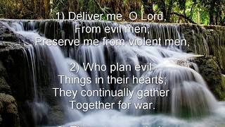 Psalm 140 NKJV  Prayer for Deliverance from Evil Men [upl. by Mirabella992]