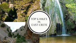 Top 6 Hikes to do When Visiting East Crete  Greece Crete Travel Guide [upl. by Iah]