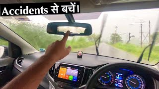 Basic Driving Tips to DRIVE in Rain  Avoid Accidents [upl. by Vallonia]