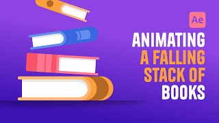 After Effects Tutorial  Animate Falling Books [upl. by Inail]