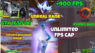 GTX 1650 OC  Ryzen 5 3600  Fortnite unreal lobby satisfying gameplay Performance Mode 32gb [upl. by Stanwood]