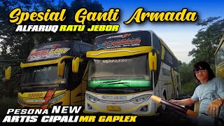 TERBARU ARMADA ALFARUQ MR GAPLEX RESMI SIAP LINE PERDANA PO LURAGUNG JAYA UTAMA [upl. by Haissi]