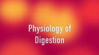 Digestion Physiology VETERINARY TECHNICIAN EDUCATION [upl. by Ecilahs]