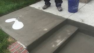 How to easily Resurface Steps  Concrete and Cement work Contractor [upl. by Eicnarf119]