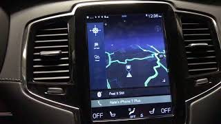 Volvo XC90 Navigation 2018 [upl. by Enilhtak]