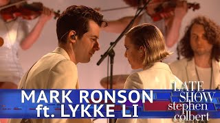 Mark Ronson Performs Late Night Feelings ft Lykke Li [upl. by Houghton]