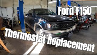 Ford F150 Thermostat replacement [upl. by Parke702]