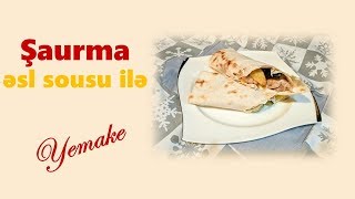 Əsl şaurma hazırlanması Şaurma resepti  Şavurma nasıl yapılır  Yemek tarifleri [upl. by Iago]