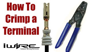 How to Crimp a Terminal [upl. by Weathers]