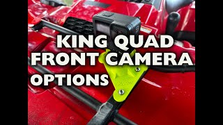 ATV front camera mount kingquad suzuki atv camera insta360 [upl. by Susi]