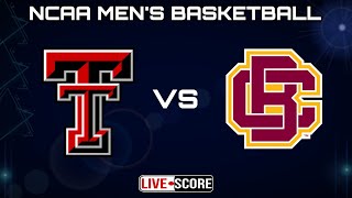 Texas Tech vs BethuneCookman  NCAA Mens Basketball Live Scoreboard [upl. by Anerys]