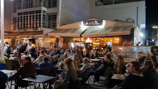 Fuerteventura Corralejo Nightlife Music Square Rock Cafe Meeting Lovely Viewers I Loved This Place [upl. by Luing]