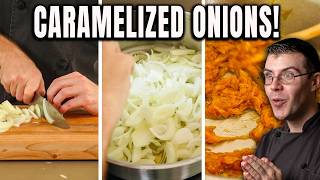 Make The Best Caramelized Onions Like a Chef [upl. by Annoled]