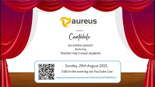 Aureus Academy  Rochester Mall presents Cantabile an online recital [upl. by Piwowar]