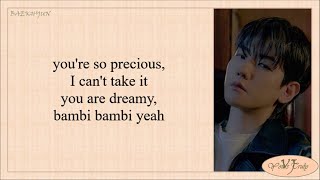 Baekhyun 백현 – Bambi Easy Lyrics [upl. by Adyaj]