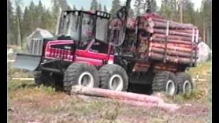 Valmet 890 Forwarder 1995 [upl. by Peace]