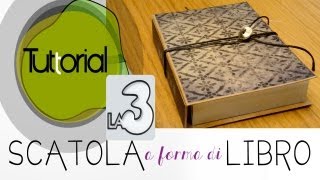 Scatola libro  tuttorial 2013 La3 [upl. by Essirahc]