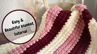 If you make just one blanket this year… make it this one Crochet Tutorial [upl. by Leirej469]