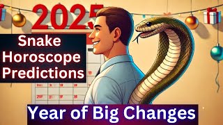 Snake Chinese Zodiac Horoscope Predictions 2025 What’s Ahead [upl. by Eiralih]