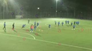 Fussballtraining  Warm up  Dribbeln und Passen [upl. by Bernete922]