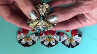 Contemporary Geometric Beadwork KALEIDOCYCLE JOINS Part Two [upl. by Dieter]