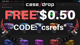 Casedrop Code  Casedropcom Promo Code  New CSGO Gambling Site [upl. by Erreip]