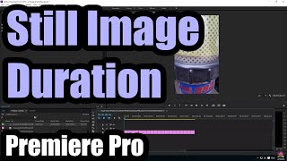 How to change Duration of Still Images Premiere Pro CC 2015 [upl. by Andromeda]