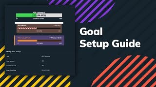 How to Setup Streamlabs Goal Widget [upl. by Latia]