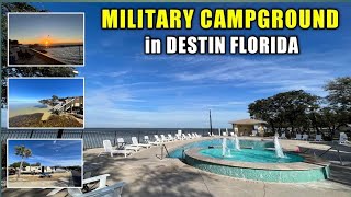 Destin Army Recreation Area Fort Benning MWR  Destin Florida  Military Campground [upl. by Ilatfen]