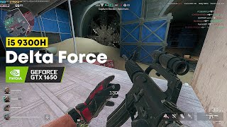 i5 9300H GTX 1650  Delta Force Low Settings  Gameplay [upl. by Lucey989]