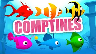 Comptines Titounis  Les Petits Poissons dans lEau [upl. by Yltneb]