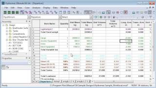 MAXSURF Stability  Equilibrium Analysis [upl. by Eedeed]