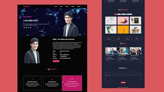 Build A Responsive Personal Portfolio Website With React JS [upl. by Yraunaj]