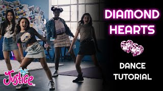 OFFICIAL quotDIAMOND HEARTSquot DANCE TUTORIAL [upl. by Dorfman]