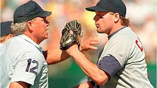 Roger Clemens ejected from playoff game 1990 [upl. by Faustena]