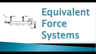 81 How To Find Equivalent Force Systems Part I [upl. by Adlecirg791]