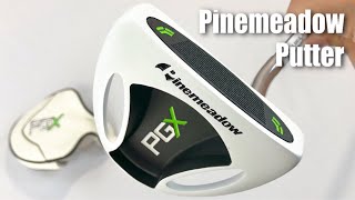 Pinemeadow Golf PGX Mallet Putter Unboxing [upl. by Pahl]