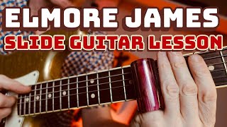 Slide Guitar Lesson Elmore James  The Sky Is Crying [upl. by Anyaj712]