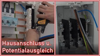 Hauseinspeisung vor dem Zähler verdrahten ElektroM [upl. by Sprung326]