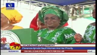 Patience Jonathan Dances Juju In Ibadan [upl. by Yatnuahs]